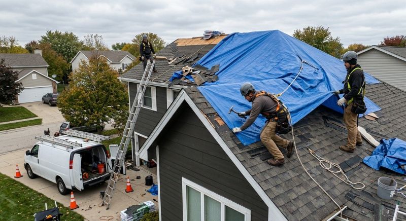A Frame Roof Repair in Gary, IN