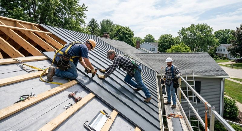 Aluminum Roof Installation in Valparaiso, IN