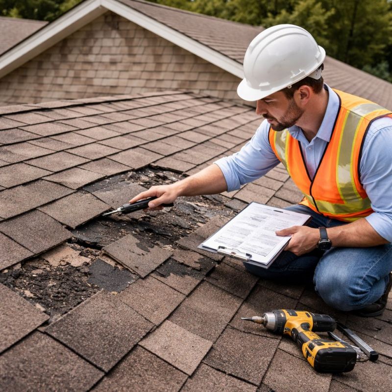 Asphalt Roof Inspection in Lake County, IN