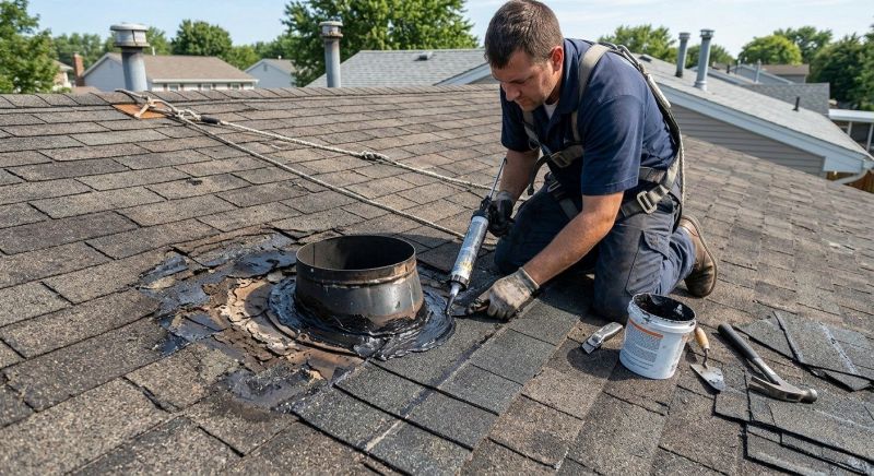 Asphalt Roof Leak Repair in Dyer, IN