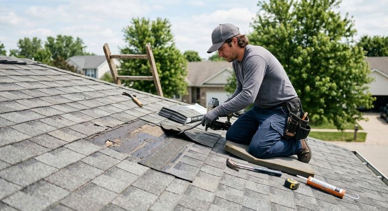 Asphalt Roof Leak Repair in Dyer, IN
