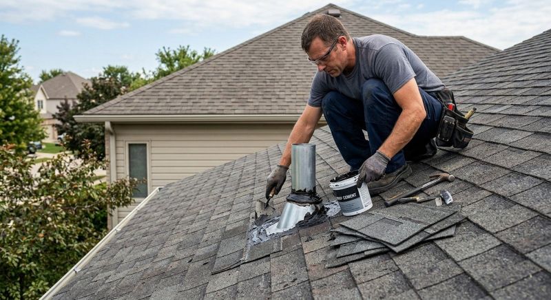 Asphalt Roof Leak Repair in Griffith, IN