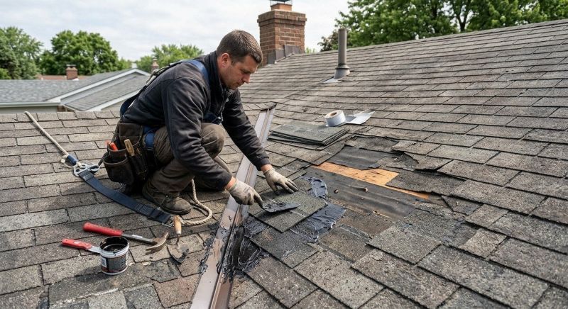 Asphalt Roof Leak Repair in Lake County, IN