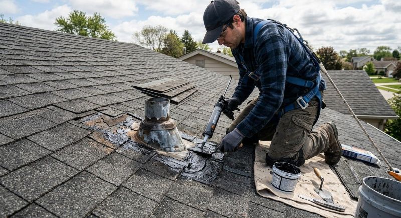 Asphalt Roof Leak Repair in Lansing, IL