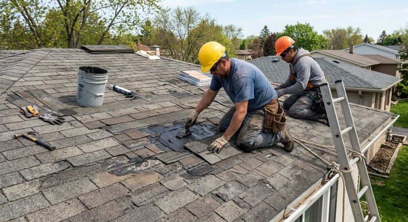 Asphalt Roof Repair in Orland Park, IL