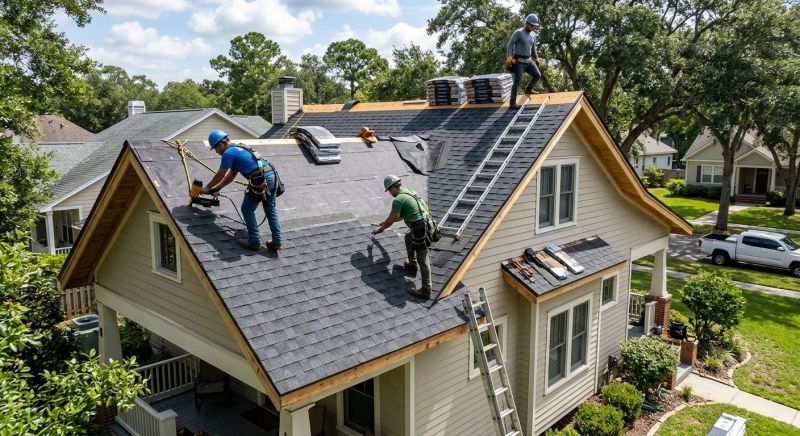 Asphalt Shingle Roof Installation in Gary, IN