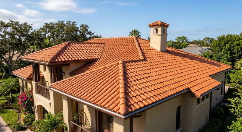 Barrel Tile Roof Installation in Gary, IN
