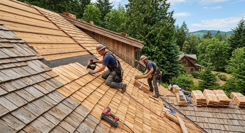 Cedar Roof Installation in Chicago Ridge, IL