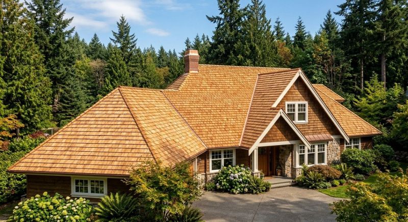 Cedar Roof Installation in Hobart, IN
