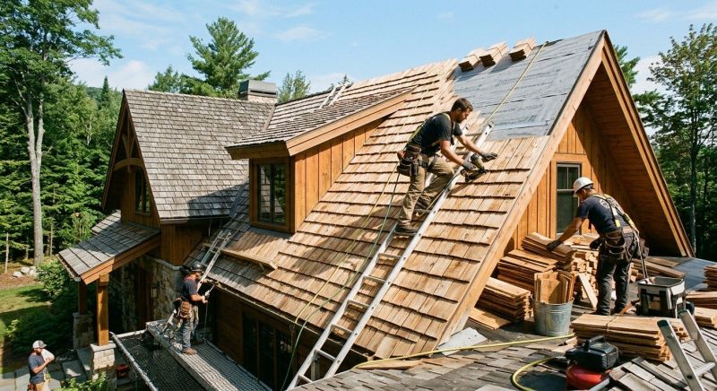 Cedar Roof Replacement in Highland, IN