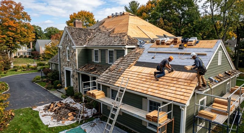 Cedar Roof Replacement in Lake County, IN