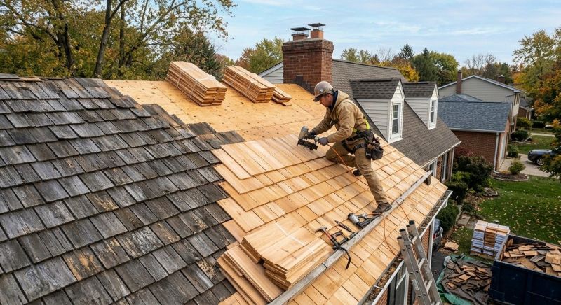 Cedar Roof Replacement in Palos Hills, IL
