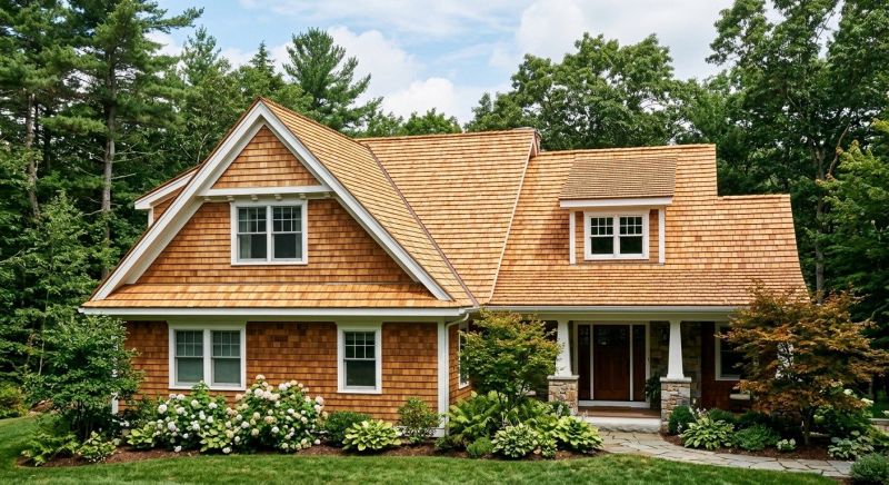 Cedar Shake Roof Construction in Merrillville, IN
