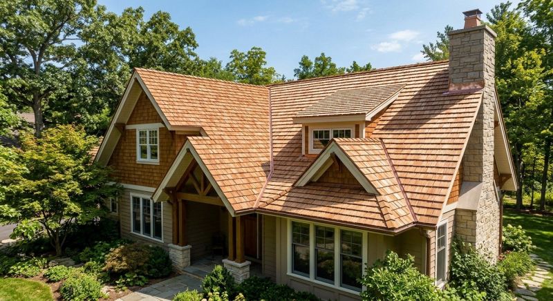 Cedar Shake Roof Construction in Steger, IL