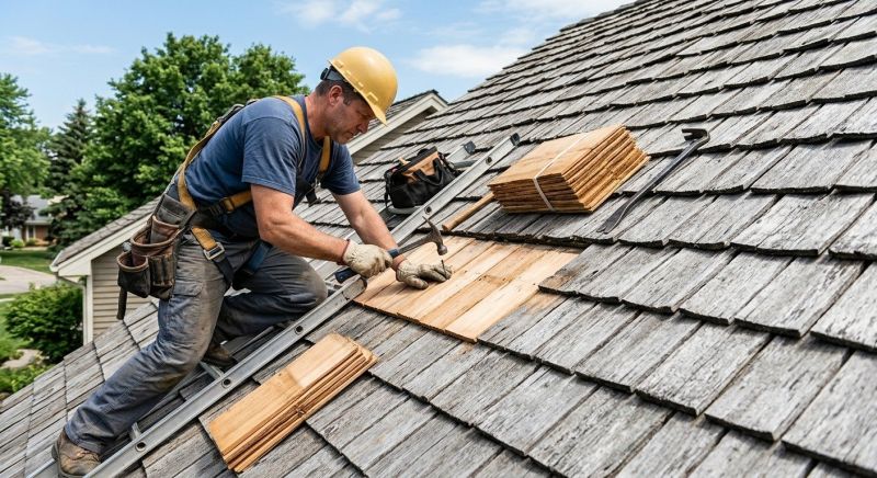 Cedar Shake Roof Repair in Dolton, IL