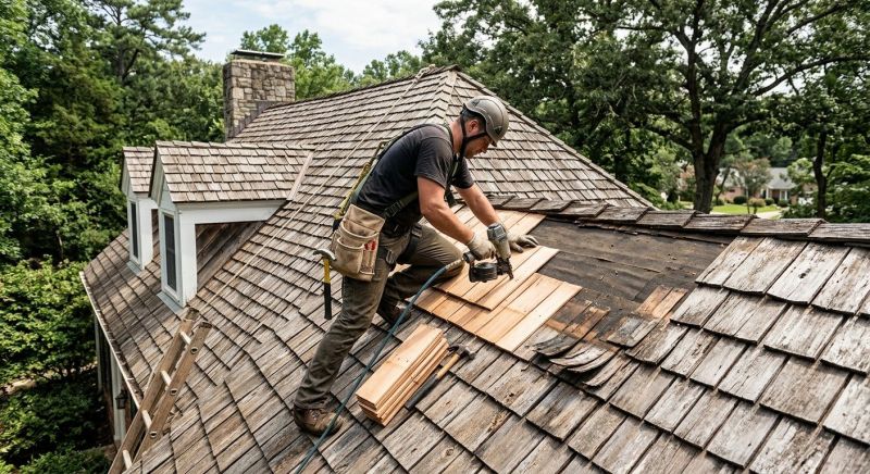 Cedar Shingles Repair in Hazel Crest, IL