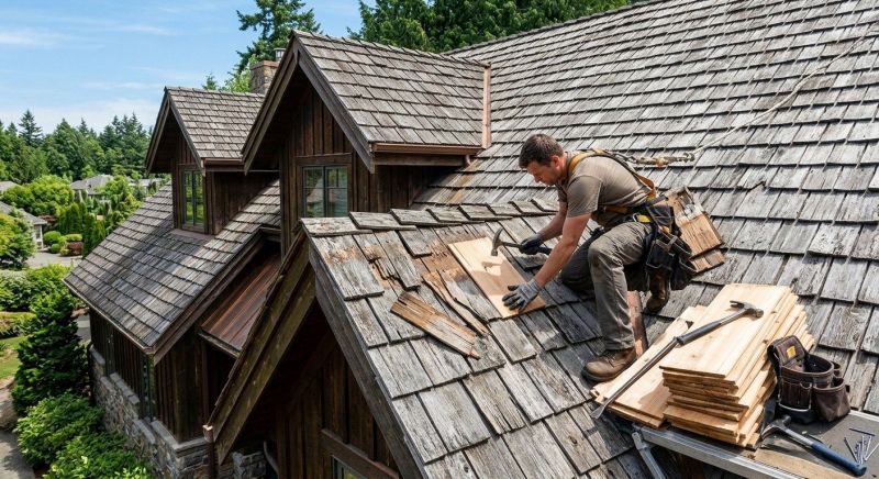 Cedar Shingles Repair in Valparaiso, IN