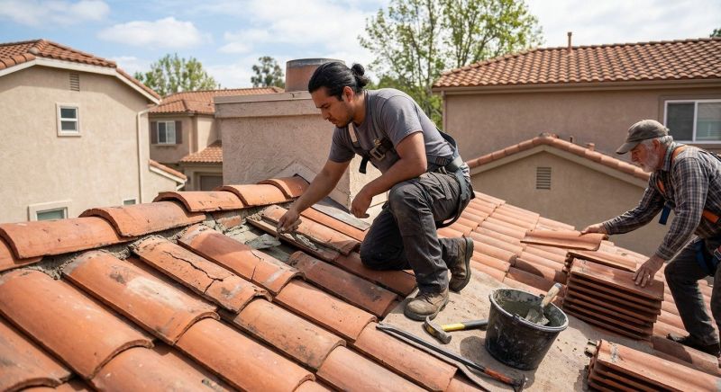 Clay Roof Leak Repair in Gary, IN