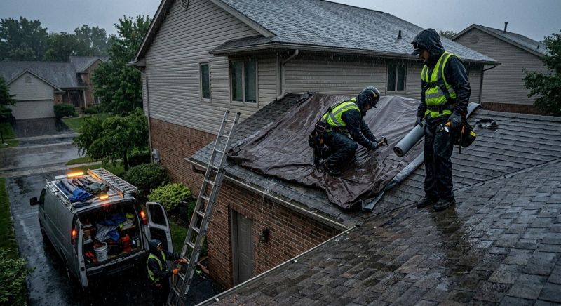 Collapsing Roof Repair in Gary, IN