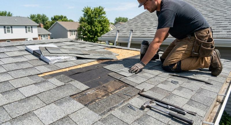 Composite Roof Repair in Gary, IN
