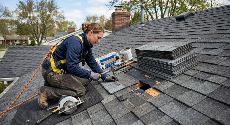 Composite Shingle Repair in Gary, IN