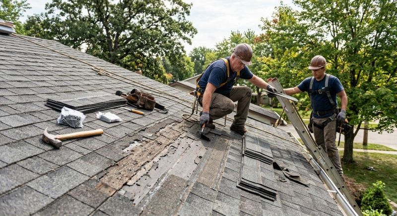 Damaged Roof Repair in Chesterton, IN