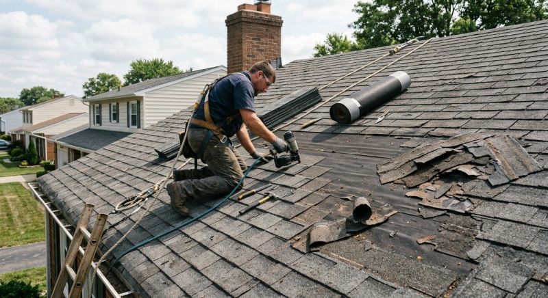 Damaged Roof Repair in Gary, IN