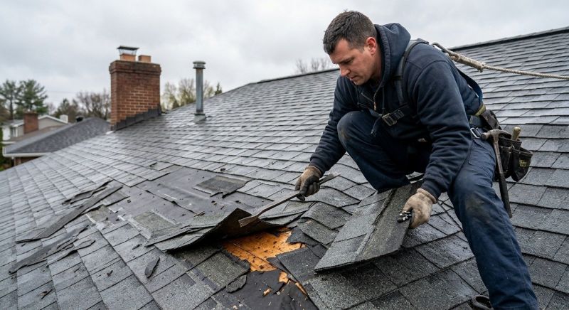 Damaged Roof Replacement in Chicago Heights, IL