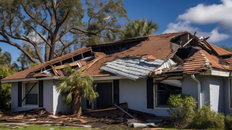 Damaged Roof Replacement in Hobart, IN