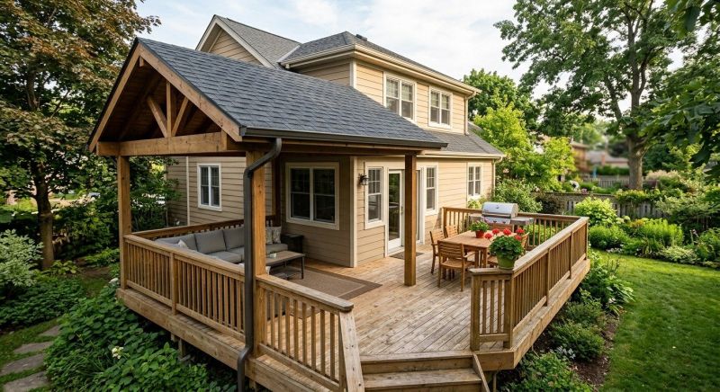 Deck Roof Construction in Gary, IN