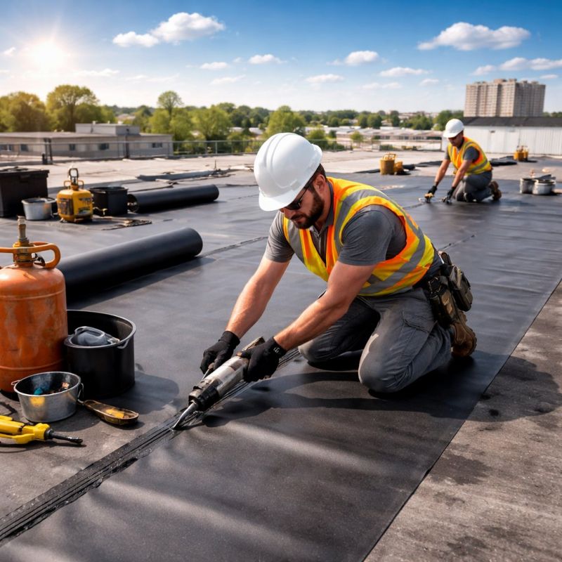 Epdm Roof Installation in Oak Forest, IL