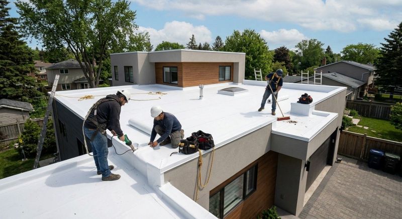 Flat Roof Installation in Hammond, IN