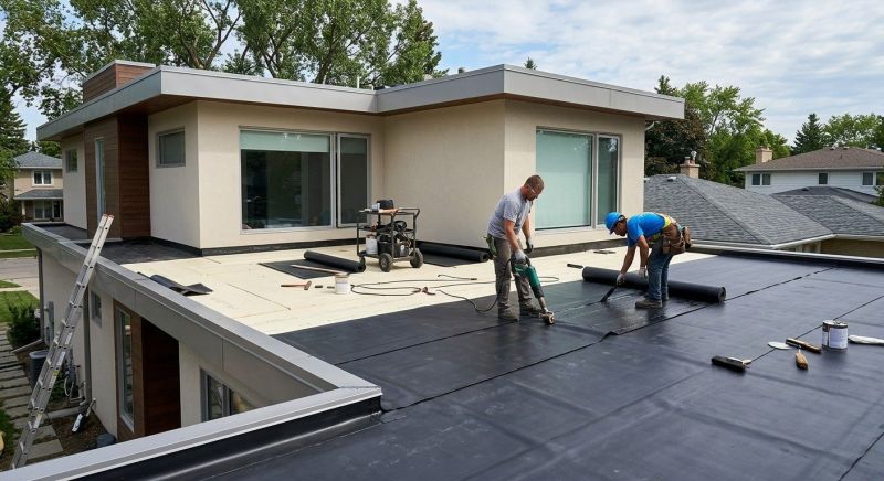 Flat Roof Installation in Oak Lawn, IL
