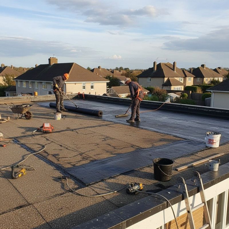 Flat Roof Repair in Chesterton, IN