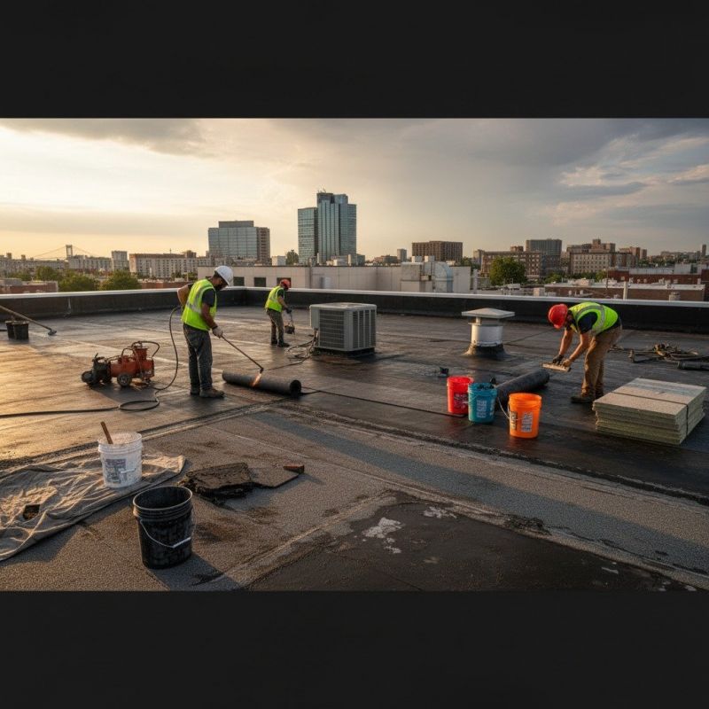 Flat Roof Repair in Oak Forest, IL