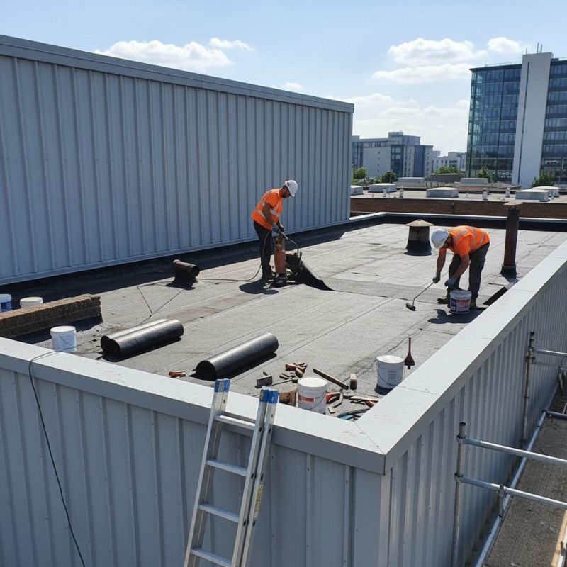 Flat Roof Repair in Schererville, IN