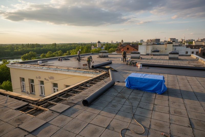 Flat Roof Replacement in Beecher, IL