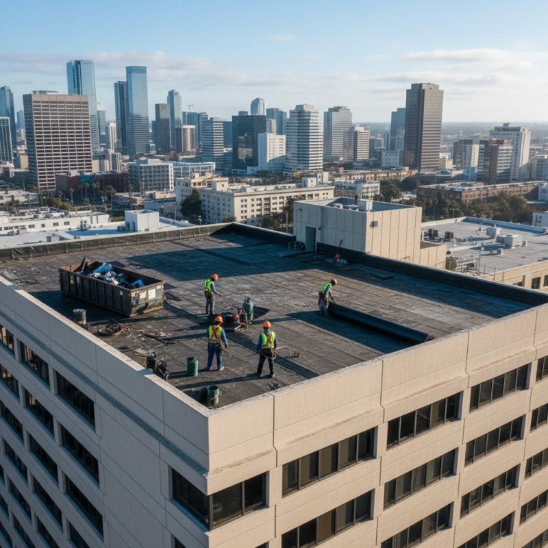 Flat Roof Replacement in Lake County, IN