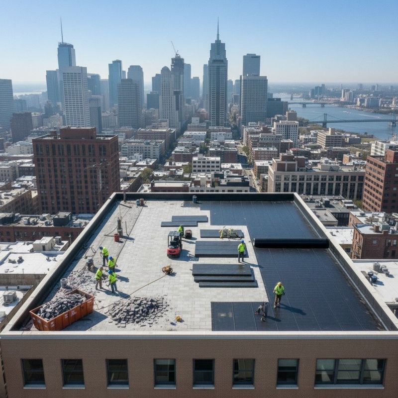 Flat Roof Replacement in Gary, IN