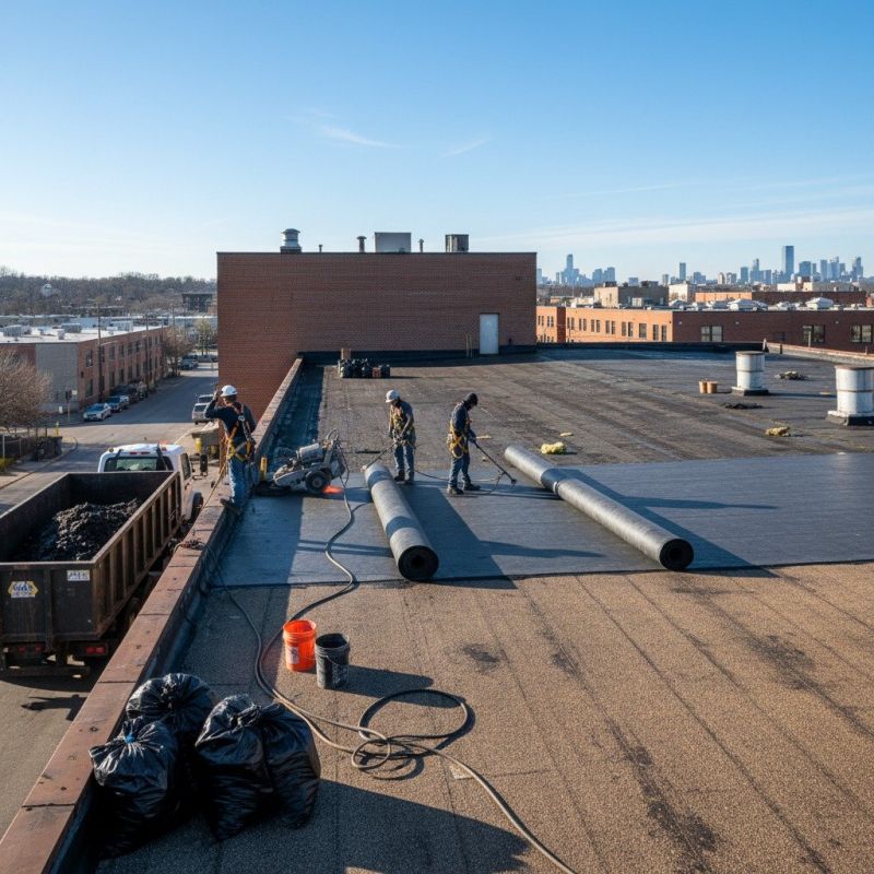 Flat Roof Replacement in Valparaiso, IN