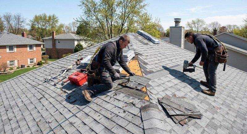 House Roof Repair in Hammond, IN