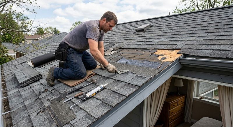 House Roof Repair in Midlothian, IL