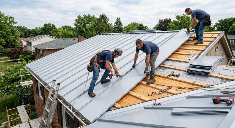 Metal Roof Installation in Flossmoor, IL