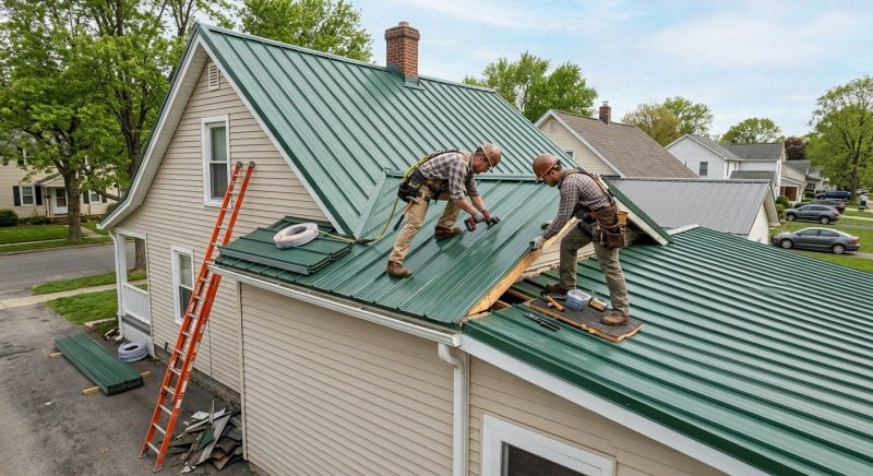 Metal Roof Repair in Oak Lawn, IL
