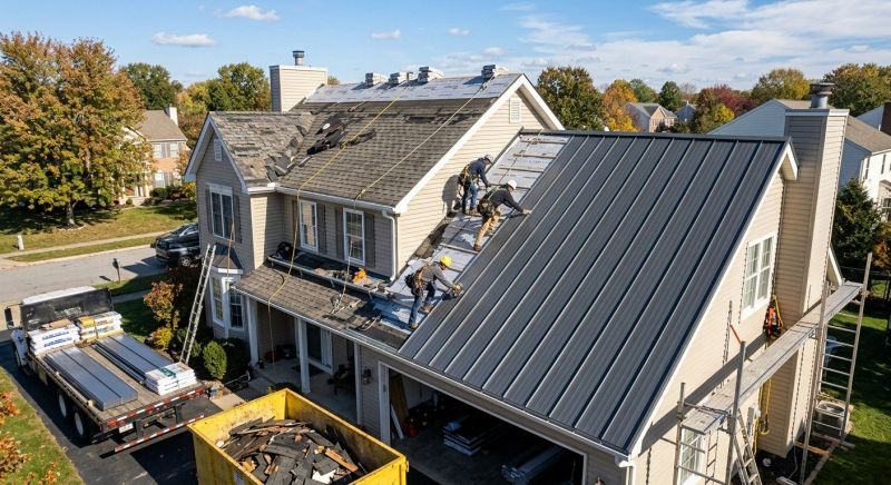 Metal Roof Replacement in Chicago Heights, IL