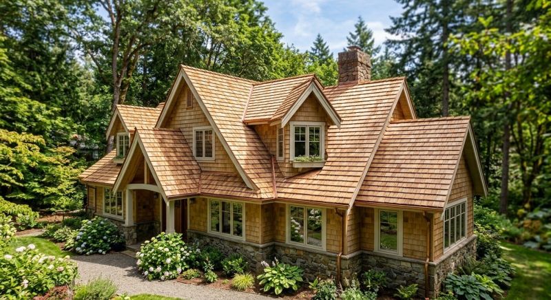 Natural Wood Roof Installation in Gary, IN