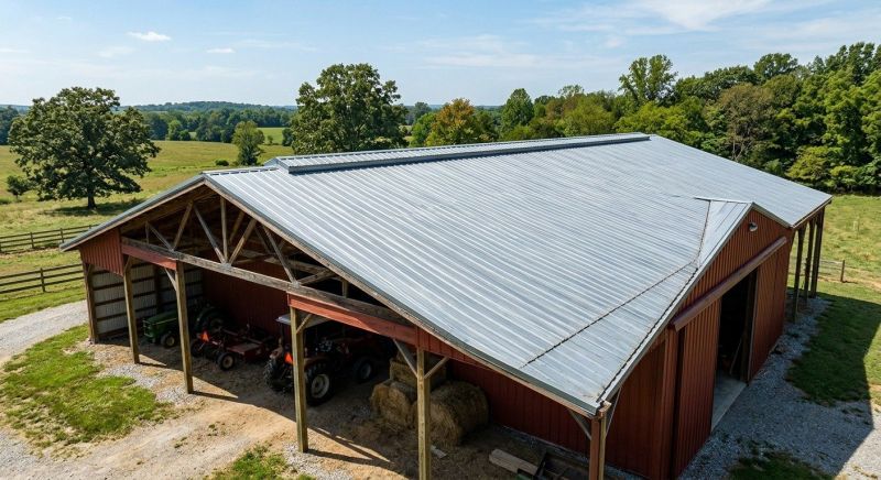 Pole Barn Roof Repair in Chesterton, IN