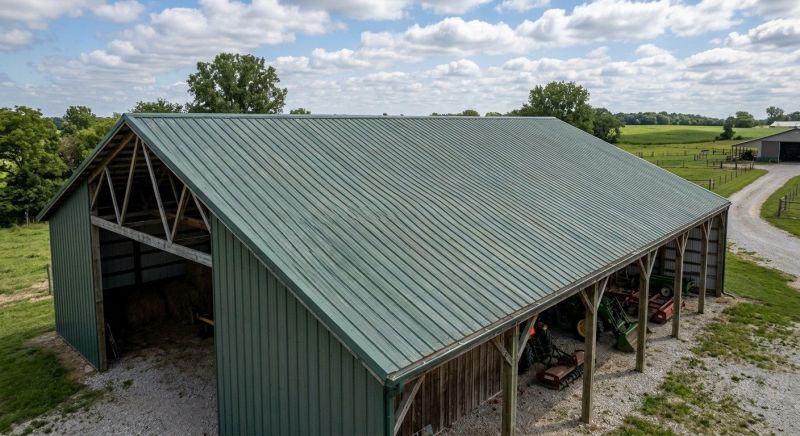 Pole Barn Roof Repair in Hobart, IN