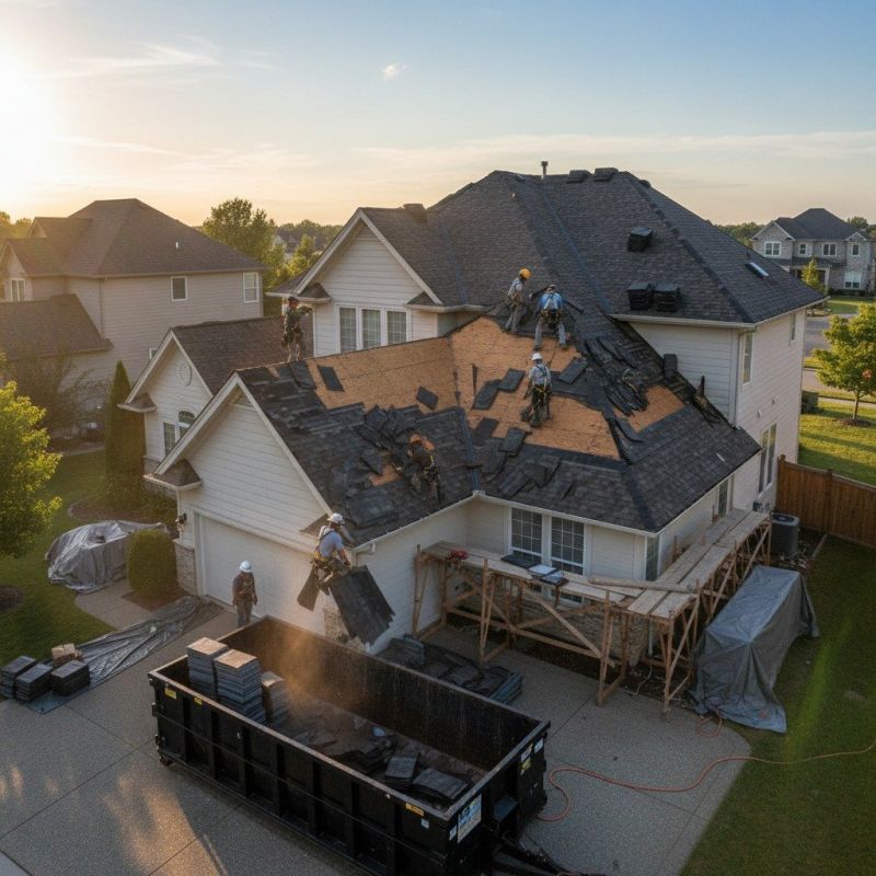 Residential Roof Replacement in Merrillville, IN
