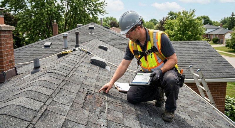 Roof Damage Inspection in Homewood, IL